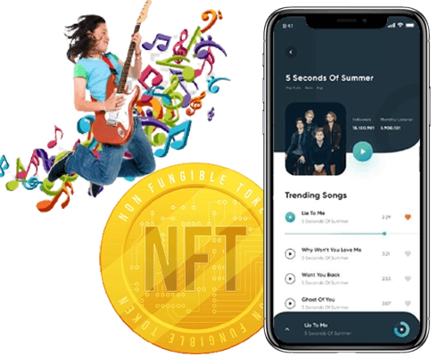 music nft platform development