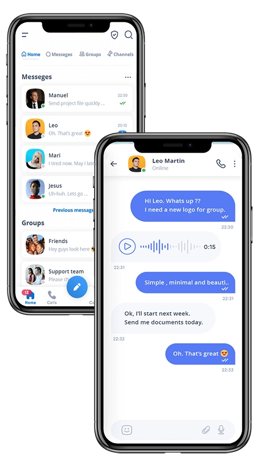 Telegram messenger - WhatsApp clone with better security options